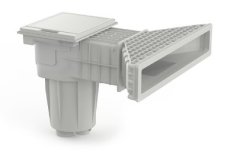 04.0420 X-Pro 600 Skimmer Beton Liner - Wit