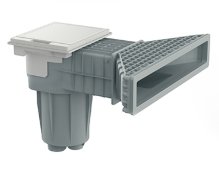 04.0421 X-Pro 600 Skimmer Beton Liner - Grijs