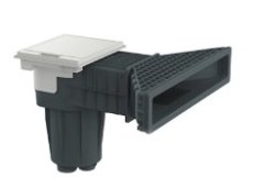 04.0422 X-Pro 600 Skimmer Beton Liner - Antraciet