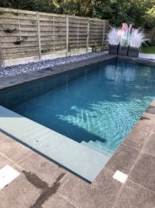 Polypropyleen (PP-C) zwembad 8,0 x 3,5 x 1,5m met complete uitrusting voor zelfplaatser